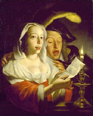 Jan Vermeer van Utrecht Singing Couple
